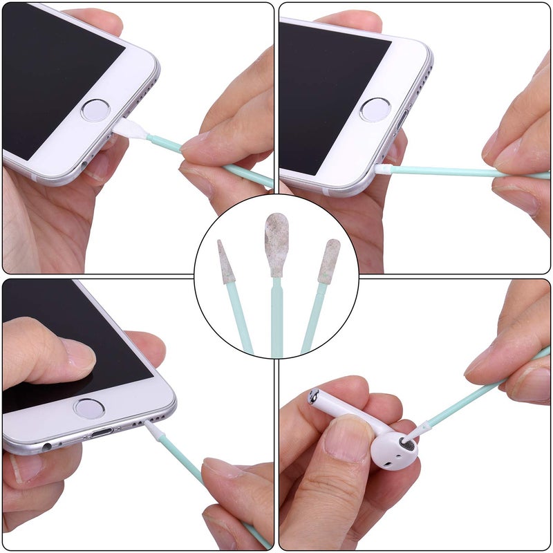 Wisdompro 45 Pcs Cell Phone Cleaning Kit, USB Charging Port Cleaner and Headphone Jack Brush Tool Set for Phones, Tablets, Earbuds, Laptops and Other Electronics - Image 5